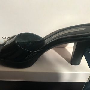 Bandolino Patent Leather Platform Slide